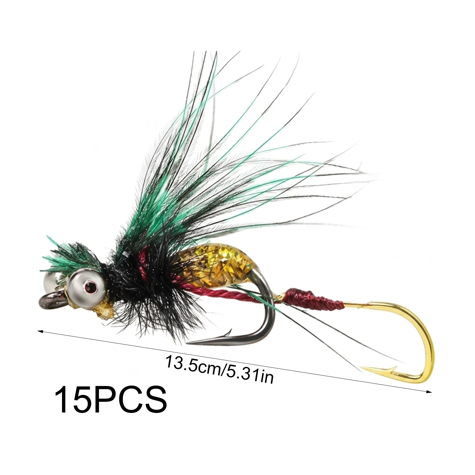 Señuelos micro para trucha: spinnerbait reflectante, acción biónica - imagen 4