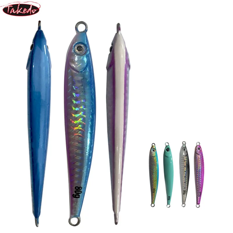 TAKEDO lápiz luminoso de hundimiento para jigging con acción - imagen 4