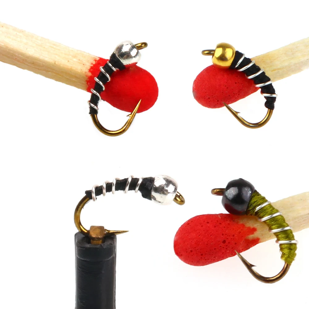 Estilo de mosca Zebra Midge para aguas rápidas