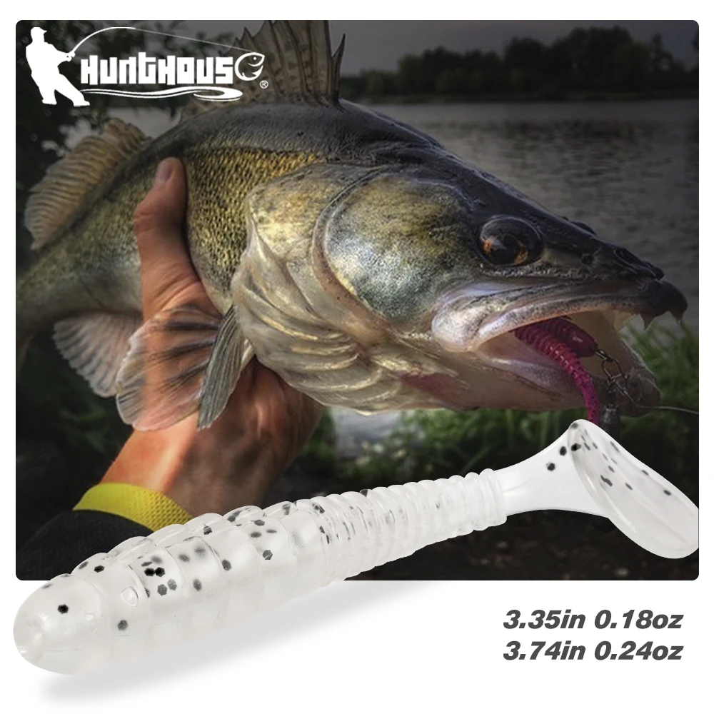 HUNTHOUSE Señuelo de Silicona LW212 – Cola en T para Lubina y Zander - imagen 3