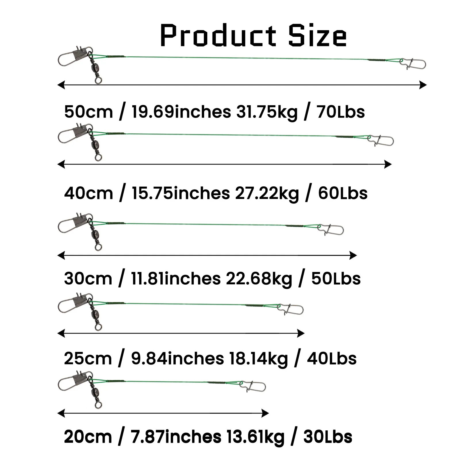 9KM Línea de pesca de acero inoxidable para agua salada - imagen 4