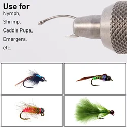 Anzuelos Curvos para Pesca con Mosca #12-#22 – Acero Alto Carbono