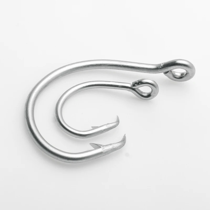 Anzuelos de pesca de mar grandes con púas y acero inoxidable - imagen 3