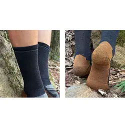 Calcetines de lana merino gruesos afelpados – cálidos para invierno