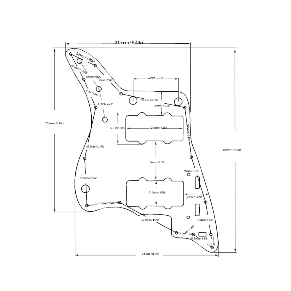 Protector de palanca para guitarra eléctrica de aleación de aluminio - imagen 4