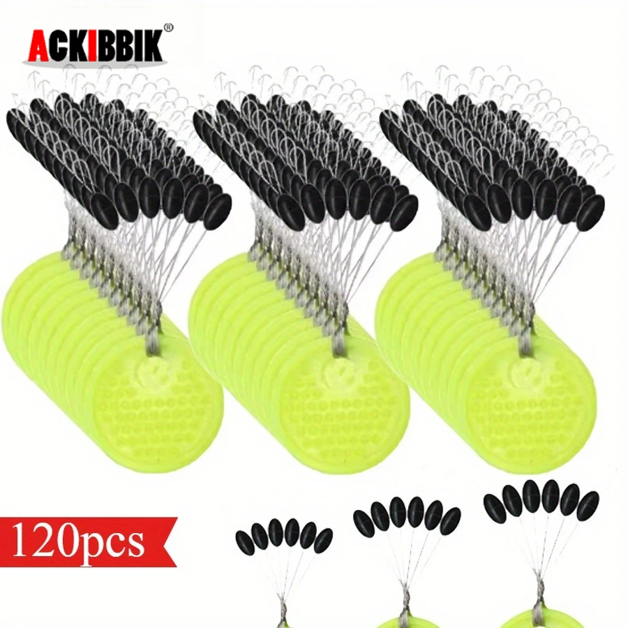 Ackibbik Bobbers silicona forma oliva – tapones