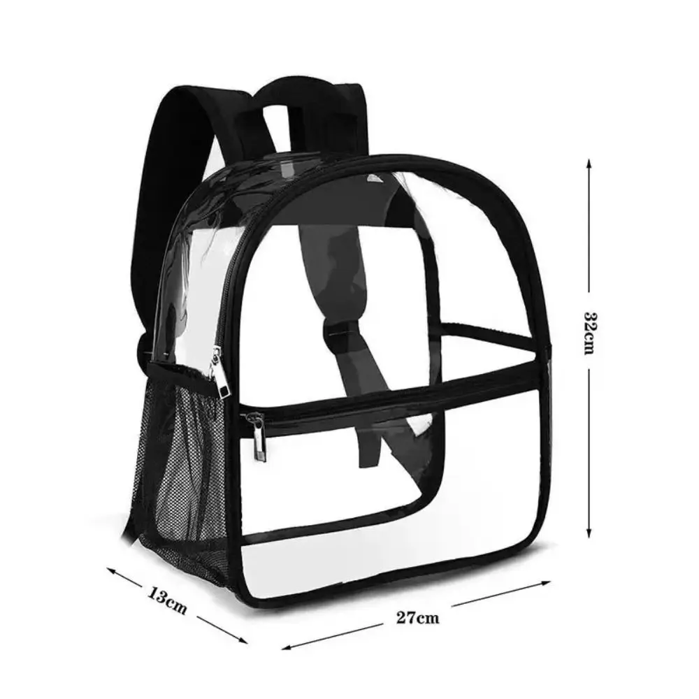 Mochila transparente PVC jelly bag impermeable compacta de verano - imagen 4