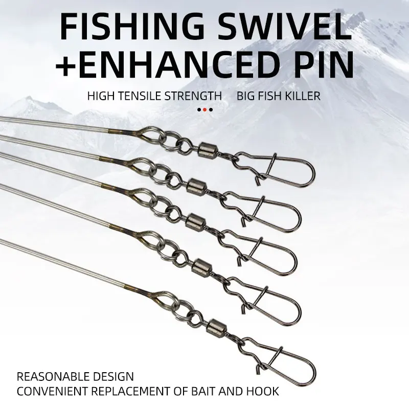 ShareShark Alabama Rig con enganches giratorios inox para mar - imagen 2