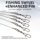 ShareShark Alabama Rig con enganches giratorios inox para mar - imagen 2