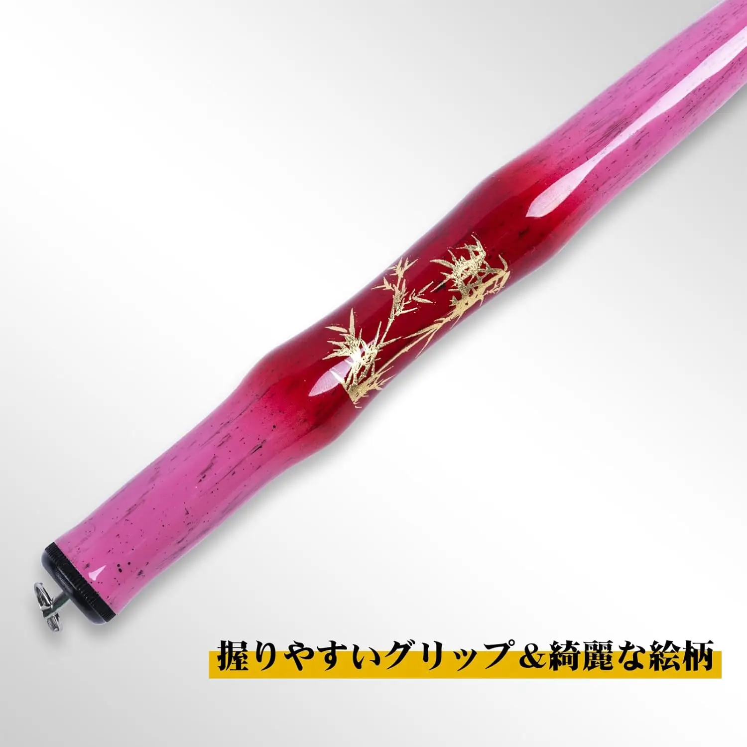 Caña telescópica Goture de carbono rosa ultraligera para viaje - imagen 3