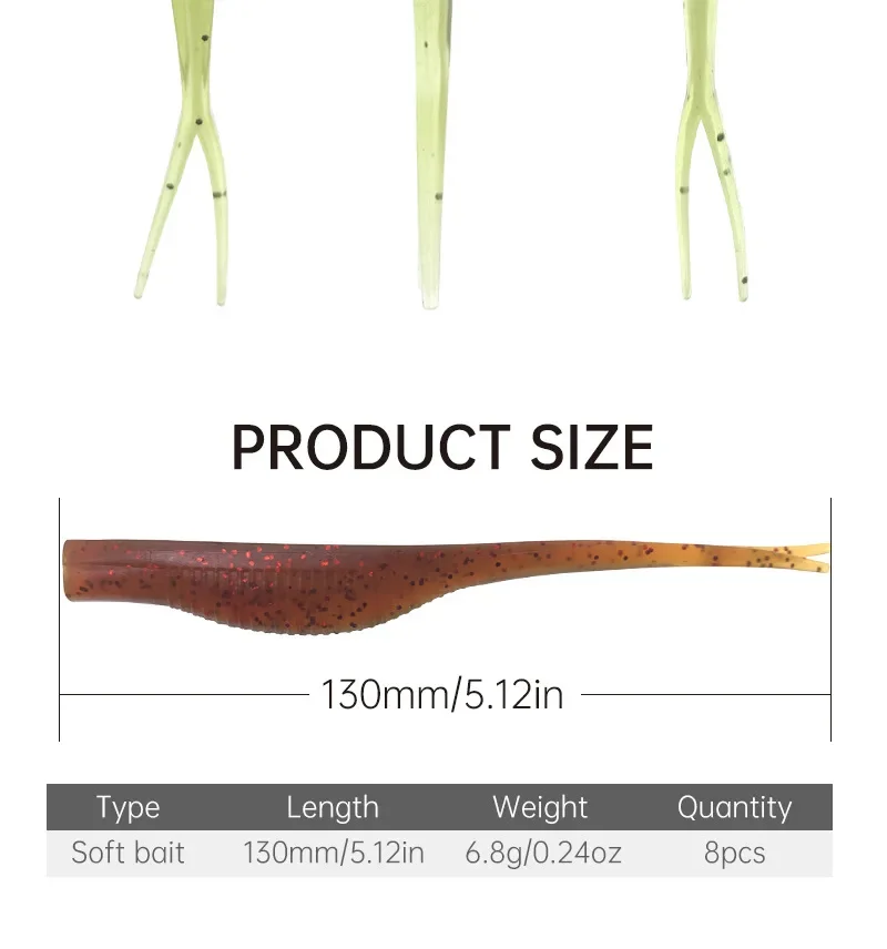 Pack de 8 unidades para diferentes salidas de pesca