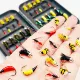 Kit de moscas artificiales secas y mojadas para pesca con mosca - imagen 5