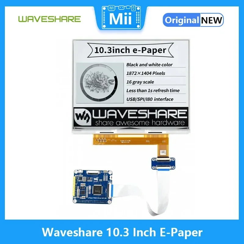 Raspberry Pi pantalla de papel electrónico E-Ink blanco y negro