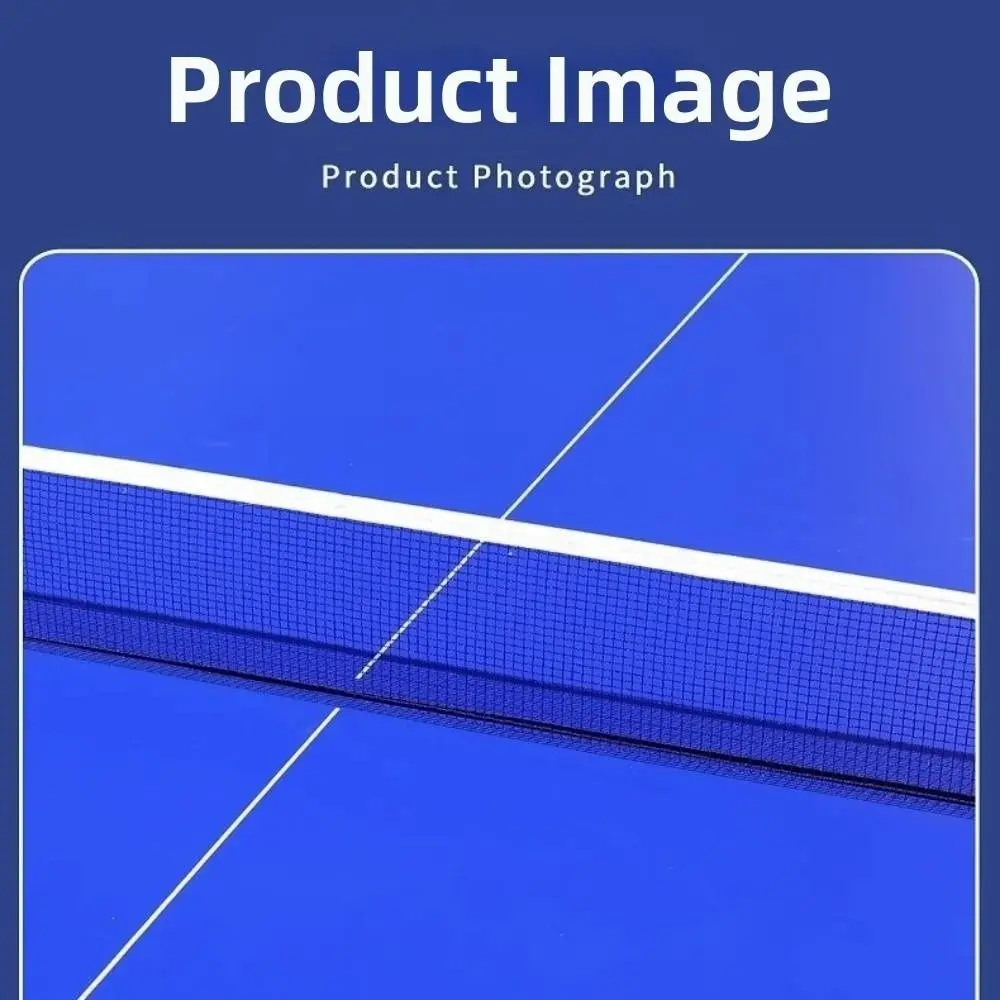 Red de tenis de mesa engrosada con poste plegable y abrazadera - imagen 3