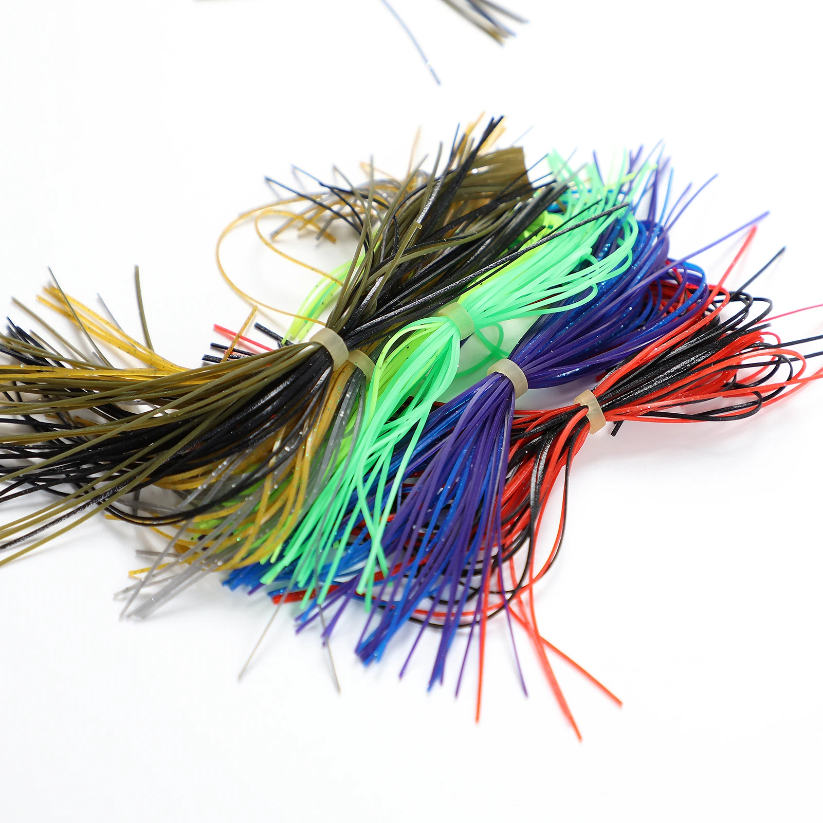 Faldas Spinnerbait y Buzzbait de silicona con cables de goma - imagen 4
