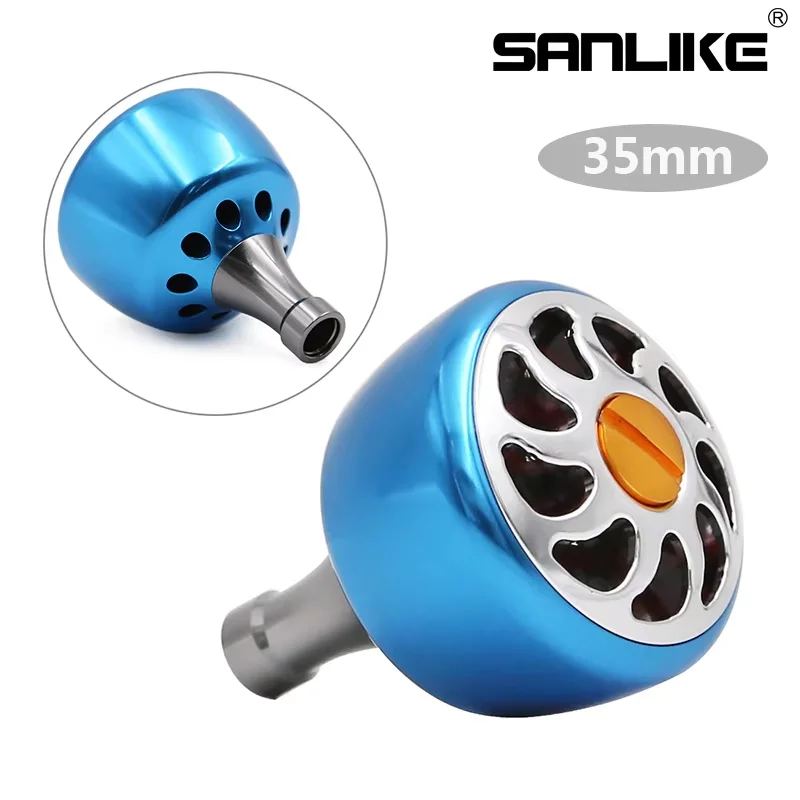 SANLIKE perilla de mango aluminio para carretes Shimano Daiwa