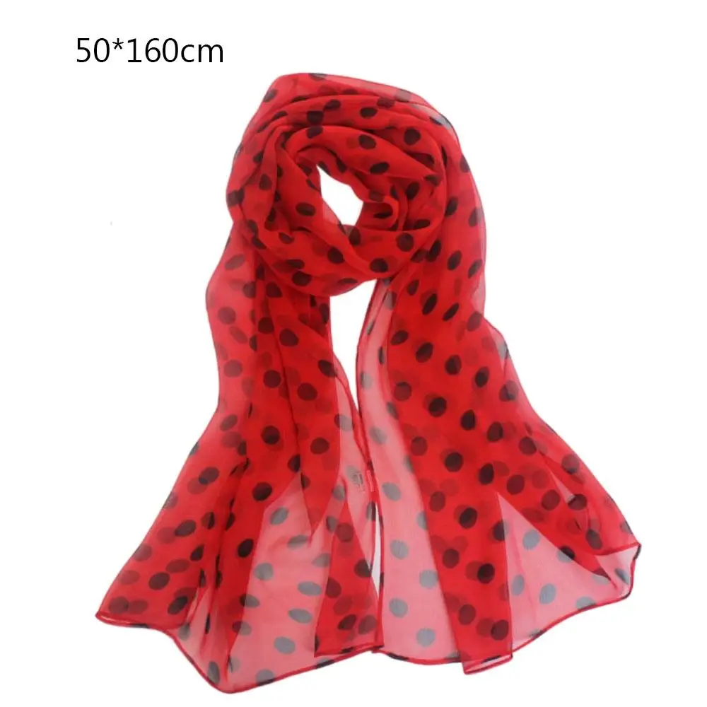 Pañuelo de chifón con estampado y caída ligera