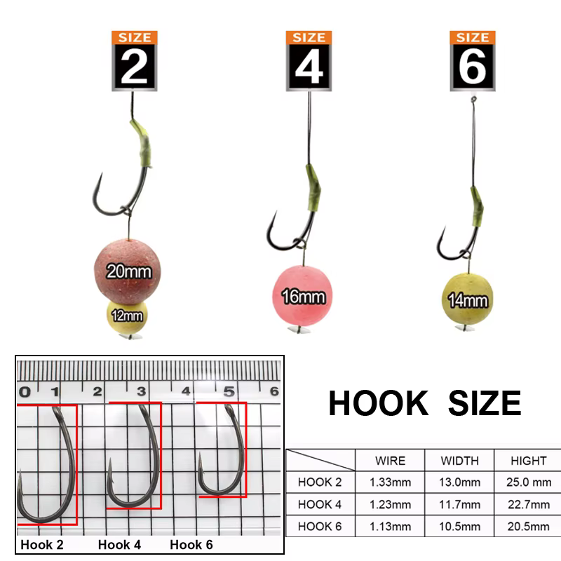 Appejo de pelo Booms Loop para carpa - Listo para usar