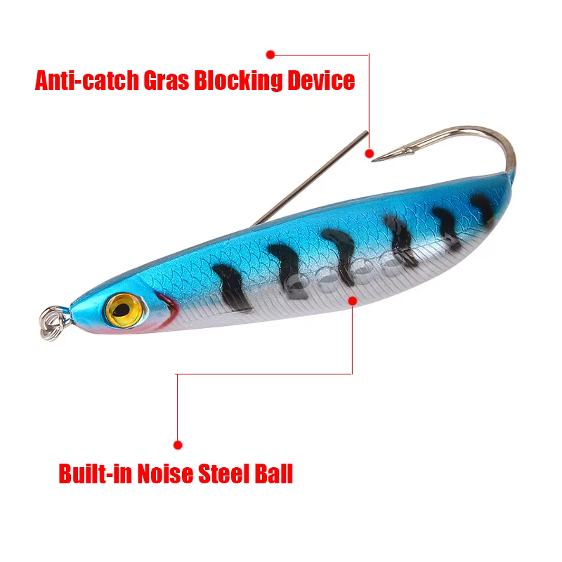 Cuchara Vib 8,5cm 20g - Señuelo giratorio con bloqueo de hierba - imagen 2