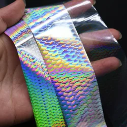 Lámina holográfica plateada para señuelos de pesca – Efecto escama