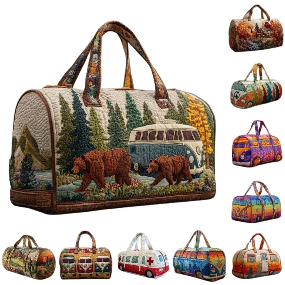 Bolsa de lona acolchada con correa ajustable y gran capacidad - imagen 4