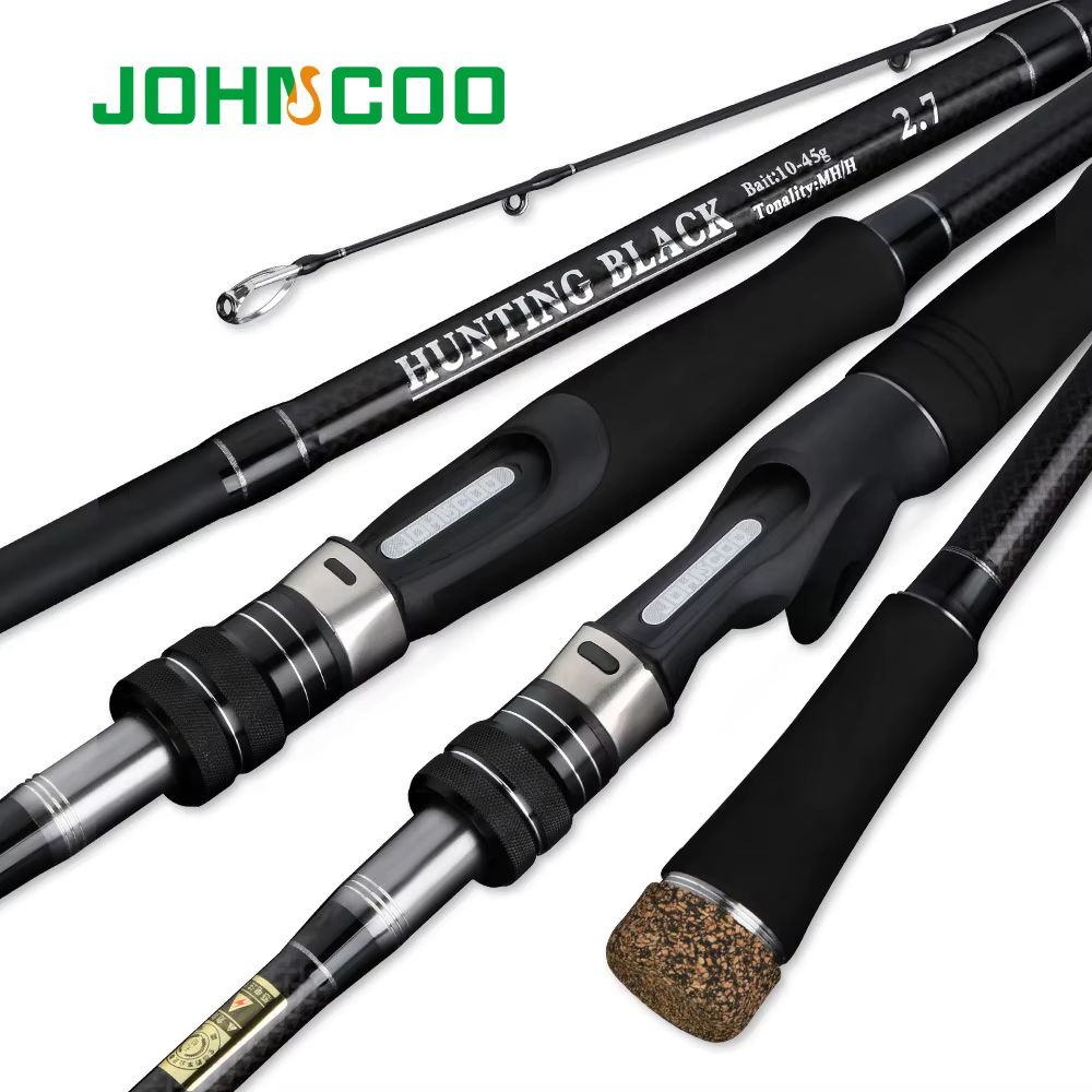 Caña de spinning JOHNCOO carbono – Lance largo para lubina costera - imagen 5