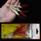 Mrlurion Anzuelos pluma para aparejo de lubina y caballa - imagen 5
