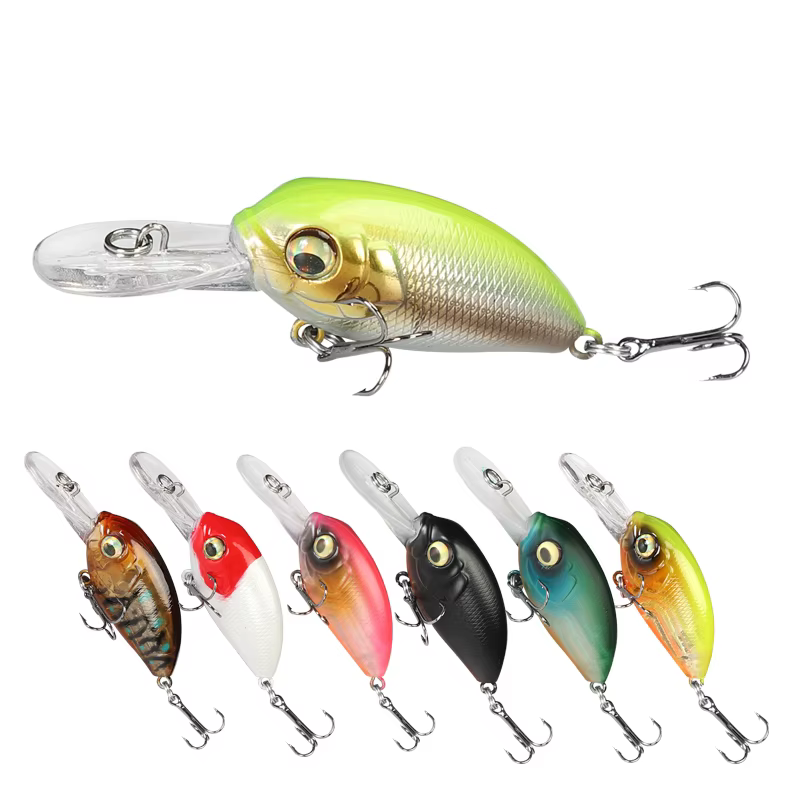 Crankbait flotante para lubina, señuelo duro de plástico - imagen 3