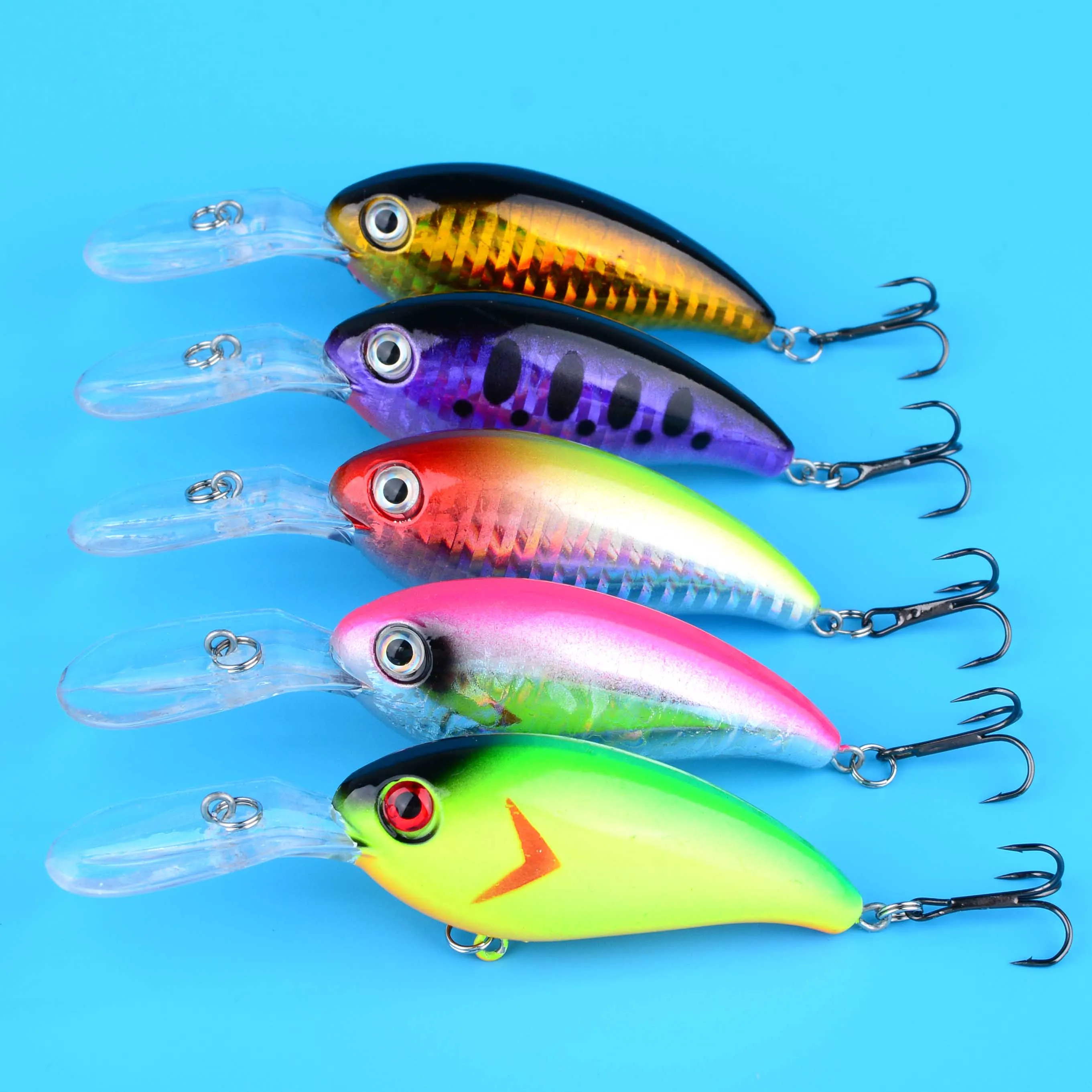 Crankbait Minnow para lubina y lucio, ideal para arrastre - imagen 5