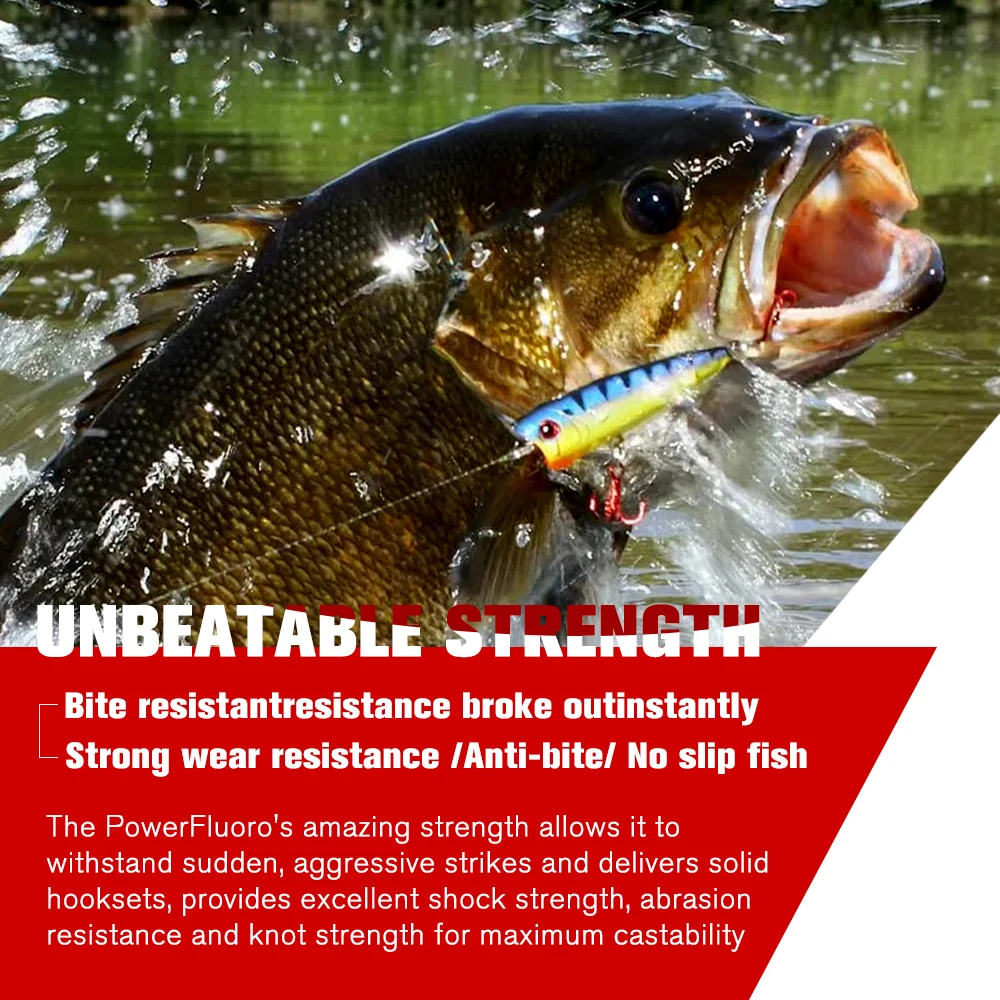 ZUKIBO Líder Fluorocarbono Invisible – Resistente - imagen 4