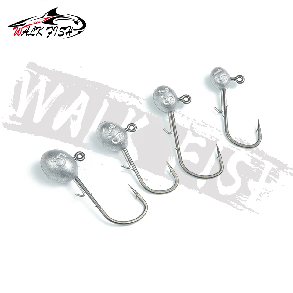 Pack de anzuelos jig head para pesca de lubina