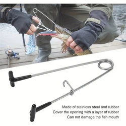 Expansor de boca de pescado de acero inoxidable con alicates