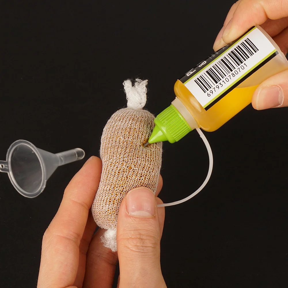 Kit cebo PVA Hirisi con inyector, recarga y embudo para boilie – Carpa
