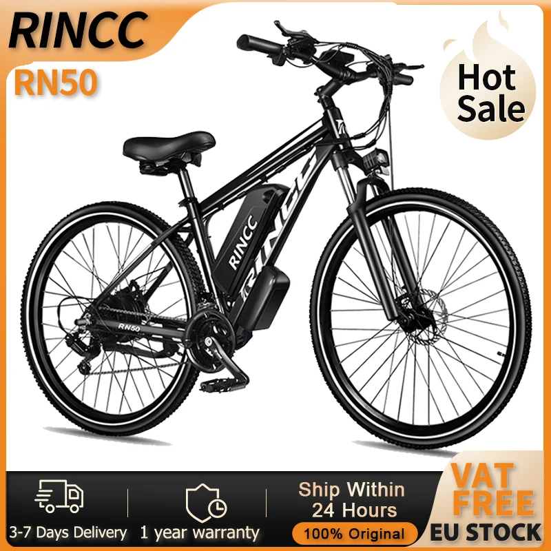 Bicicleta eléctrica Rincc RN50: 48V, 50 km/h, 65Nm – 21 velocidades y neumáticos 29″