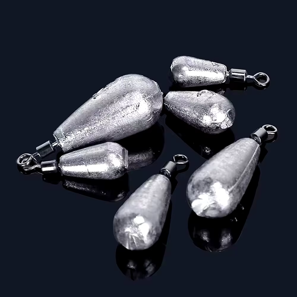 Contrapesos Gotas de Agua para Pesca Vertical – Fijación Metálica Mar - imagen 3