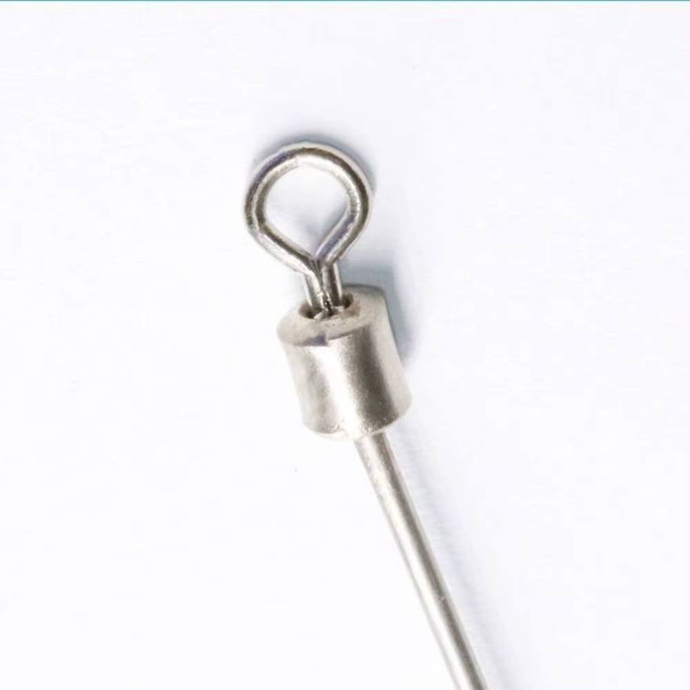 Eslabones giratorios de acero inoxidable en L para pesca deportiva - imagen 3