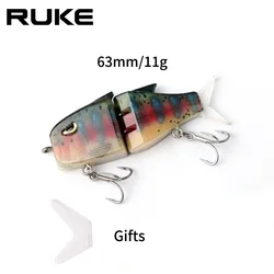 Ruke Señuelo multiarticulado Crankbait Brasshopper realista