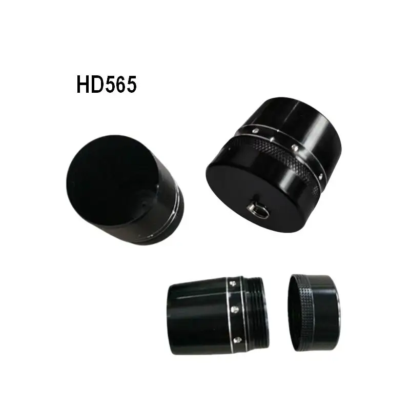 HD565/HD566 tapa inferior aluminio negro y plata