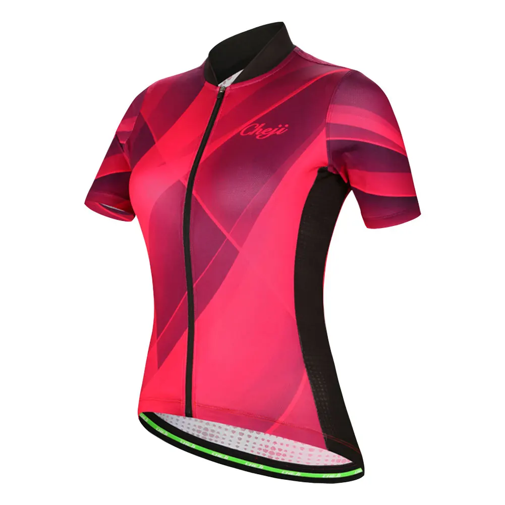 Jersey de ciclismo de manga corta para mujer, secado rápido - imagen 3