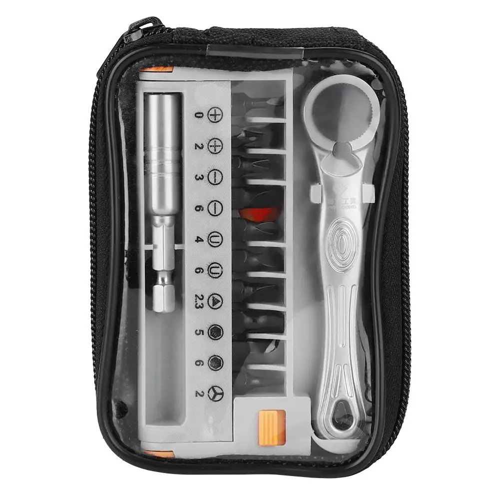 Kit de reparación multifuncional para bicicleta con herramientas