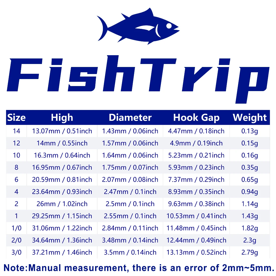 FishTrip Anzuelo Triple - Curvado en V profundo, alta resistencia - imagen 3