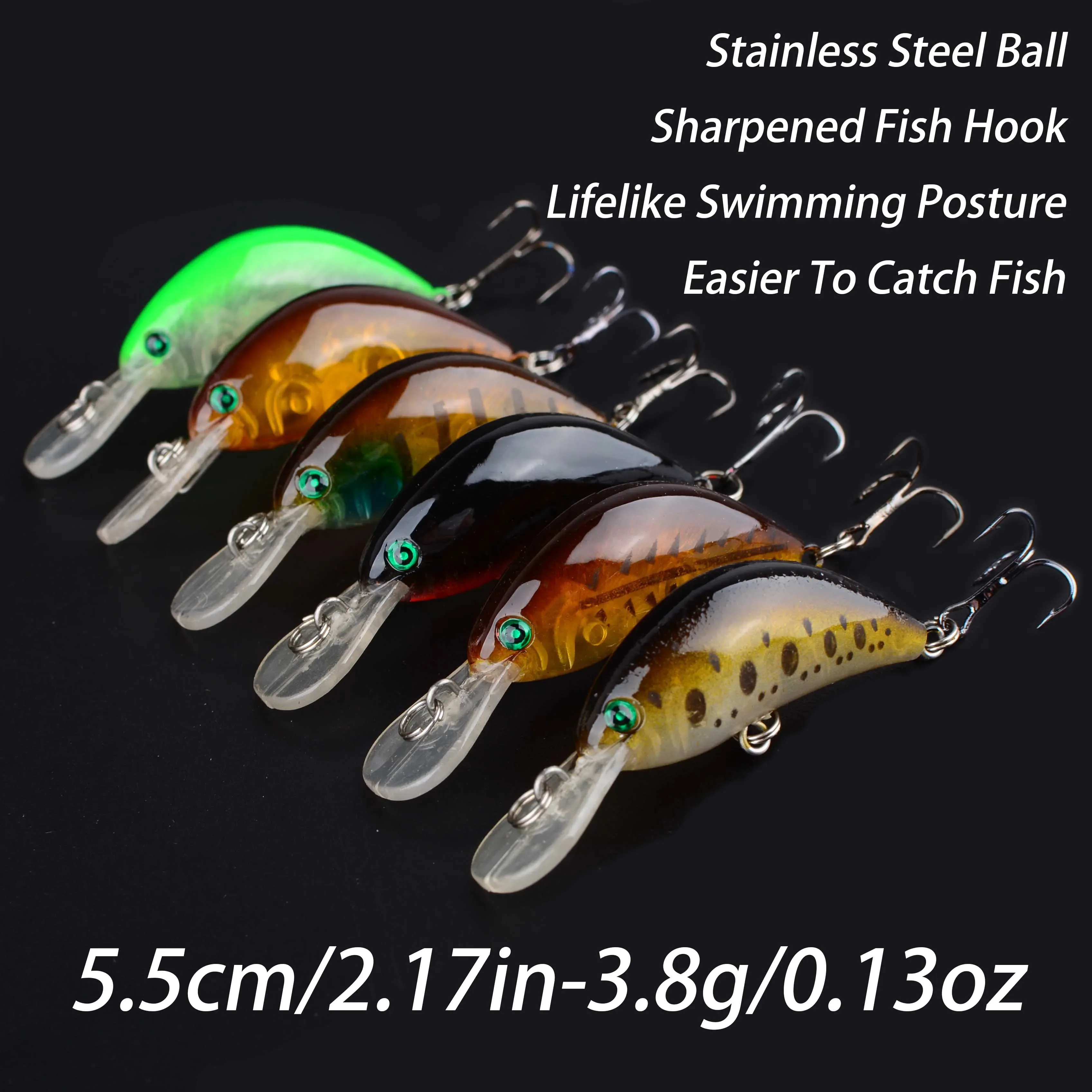 Perfil tipo minnow para trabajo con pausas