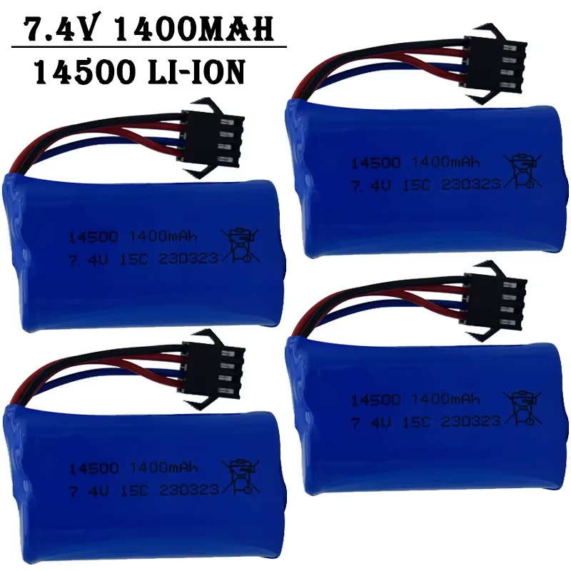 Batería de litio NDNNAS de 7,4 V para vehículos RC