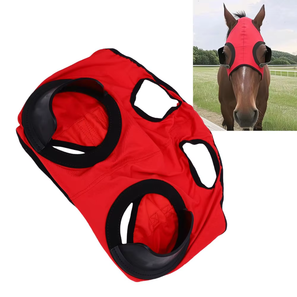 Protector ocular equino elástico transpirable antisarena ajustable - imagen 5