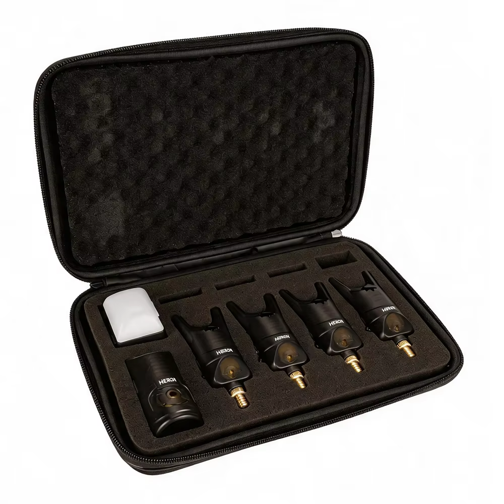 Set de alarma Hirisi para pesca de carpa con indicador LED
