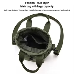 Bandolera Impermeable Mujer Gran Capacidad con Bolsillo Teléfono y Porta Botella