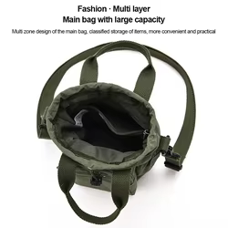 Bandolera Impermeable Mujer Gran Capacidad con Bolsillo Teléfono y Porta Botella
