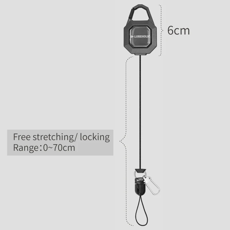 Lureholic Retractor 27,5 pulgadas de pesca bloqueo y extensión 7-70cm - imagen 2