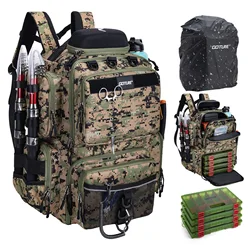 Mochila de pesca Goture 900D bolsa táctica impermeable ligera