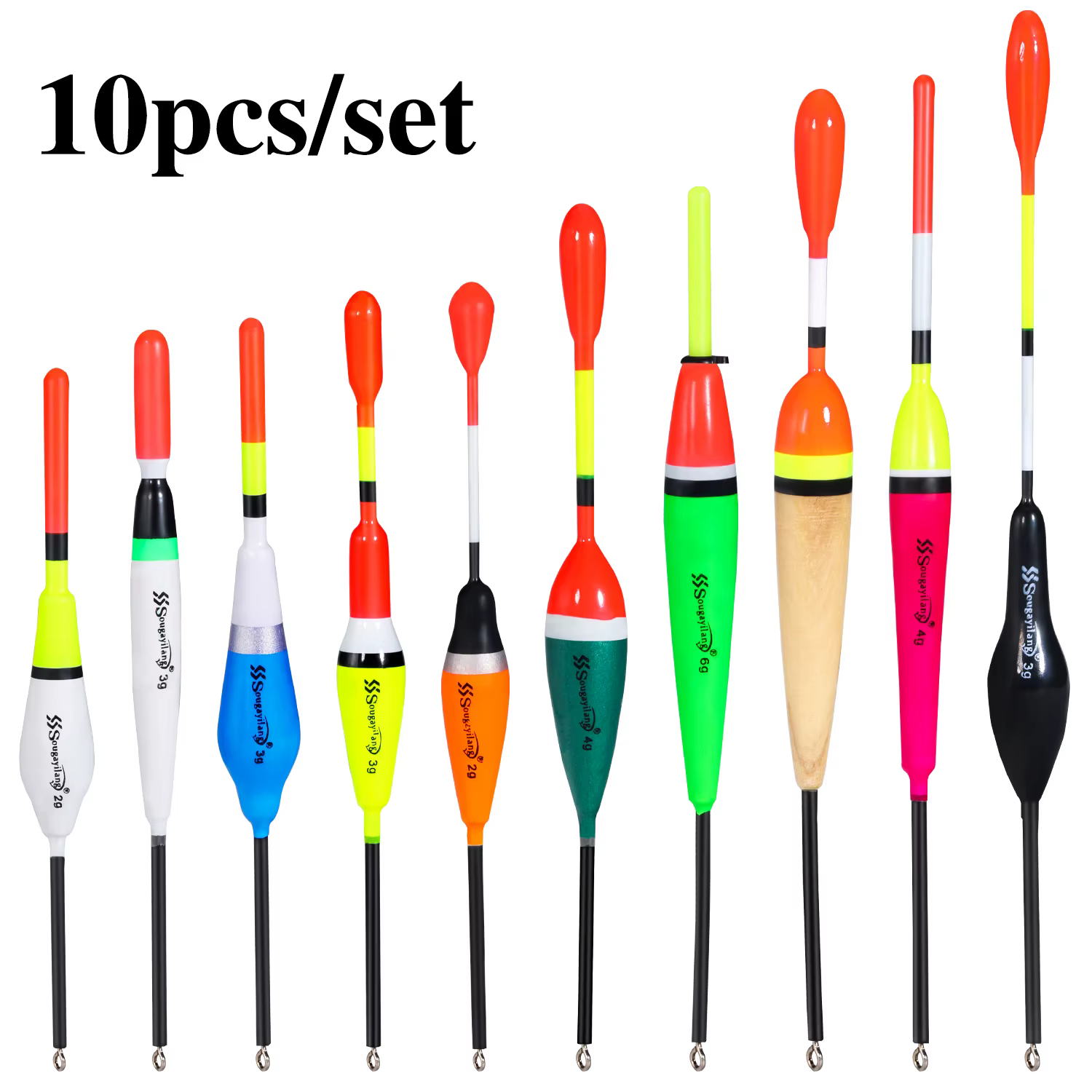Sougayilang Flotadores Bobber para Pesca – Juego Varias Tallas - imagen 2